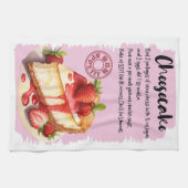 Käsecake Backrezeptur Geschirrtuch (Horizontal)