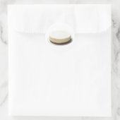 Käsecake Runder Aufkleber (Tasche)