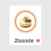 Käsecake Sweet Aufkleber (Blatt)