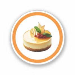 Käsecake Sweet Aufkleber