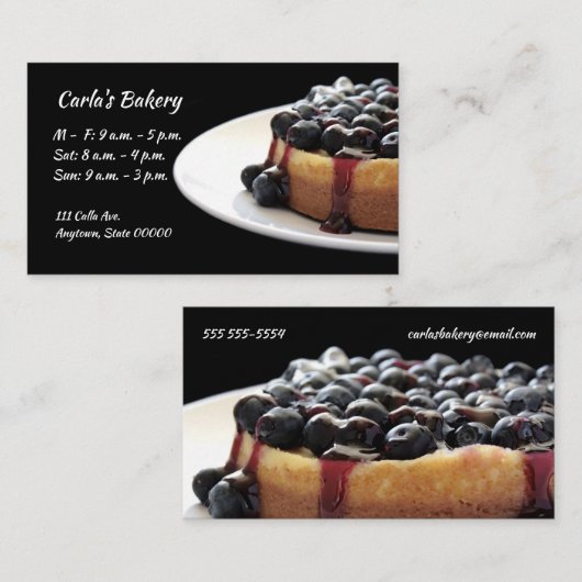 Käsecake Visitenkarte (Vorne/Hinten)