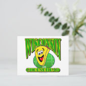 KäseCartoon 2 Postkarte (Stehend Vorderseite)