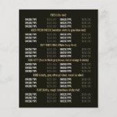 Käsedarstellung, Käsewerbung Flyer (Hinten)