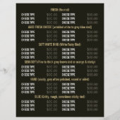 Käsedarstellung, Käsewerbung Flyer (Hinten)