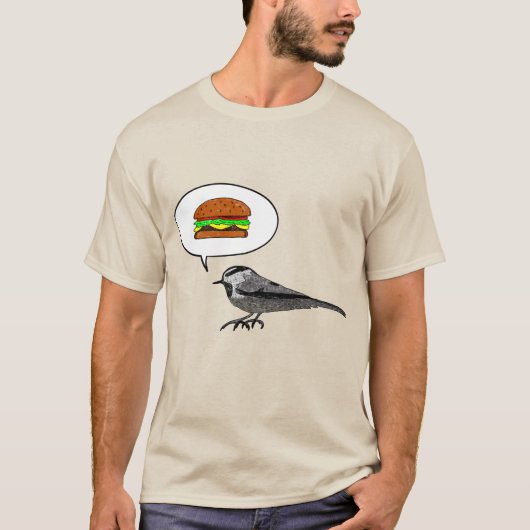 Käseeburger-Vogel: Chickadee T-Shirt (Vorderseite)