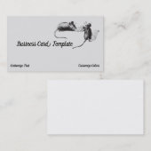 Käseessen Maus-Logo Visitenkarte (Vorne/Hinten)