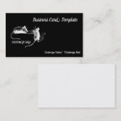 Käseessen Maus Logo-Visitenkarte Visitenkarte (Vorne/Hinten)