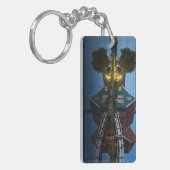 Käsefarm in Holland bei Dämmerung Schlüsselanhänger (Vorderseite links)