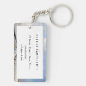 Käsefarm in Holland bei Dämmerung Schlüsselanhänger (Rückseite)