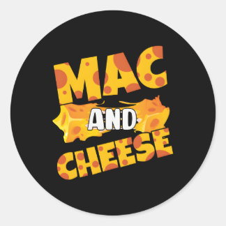 Käsefest Käse Käse Liebe Mac Käse Runder Aufkleber