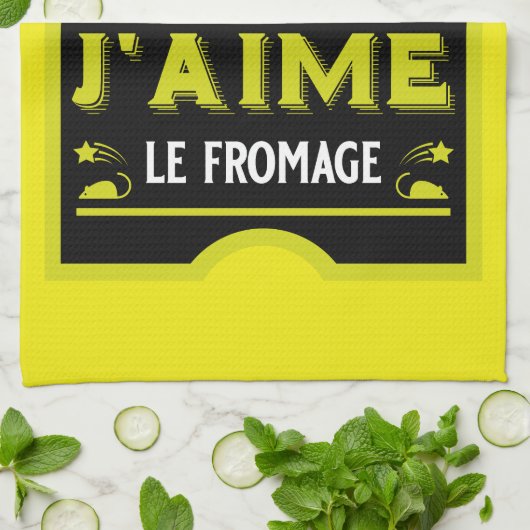 Käsefresser Geschirrtuch (Gefaltet)