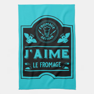 Käsefresser und Käser Geschirrtuch