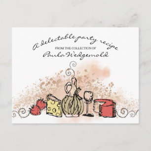 Käsefruchtwein Abendessen Party Rezept Karte