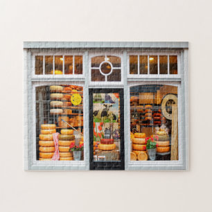 Käsegeschäft in Amsterdam. Puzzle