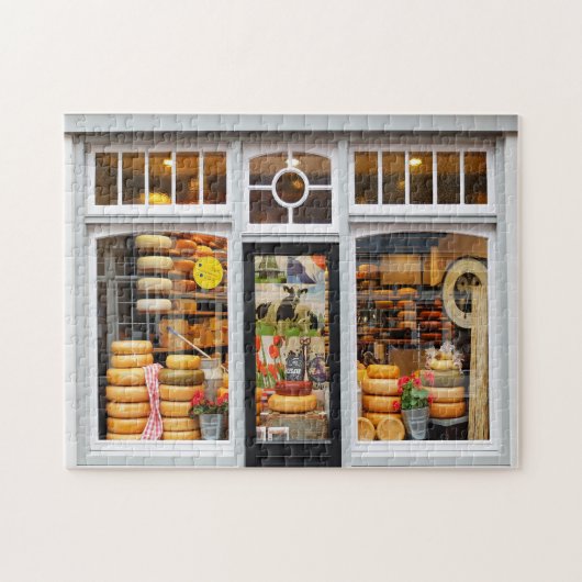 Käsegeschäft in Amsterdam. Puzzle (Horizontal)