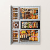 Käsegeschäft in Amsterdam. Puzzle (Vertikal)