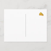 Käsegesicht süßer Käse Postkarte (Rückseite)