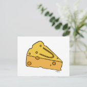 Käsegesicht süßer Käse Postkarte (Stehend Vorderseite)