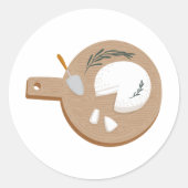 Käsehauptversammlung Runder Aufkleber (Vorderseite)