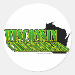 KäseHead Shadow Runder Aufkleber