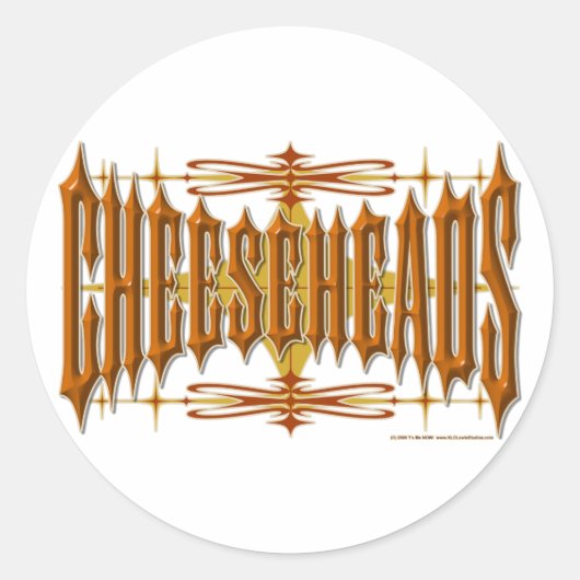 Käseheads Metal Runder Aufkleber (Vorderseite)