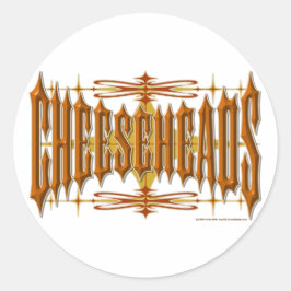 Käseheads Metal Runder Aufkleber