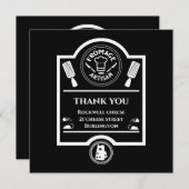 Käsehersteller Feiertagskarte (Vorne/Hinten)