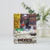 Käsehersteller in Oaxaca, Mexiko Postkarte (Stehend Vorderseite)