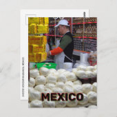 Käsehersteller in Oaxaca, Mexiko Postkarte (Vorne/Hinten)