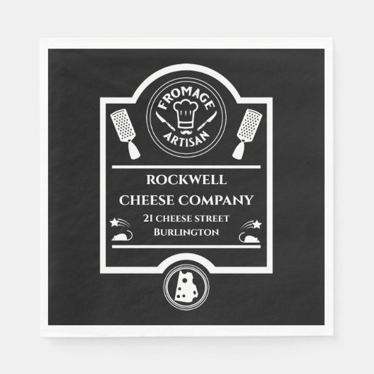 Käsehersteller Serviette (Vorderseite)