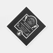 Käsehersteller Serviette (Ecke)