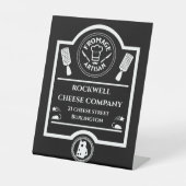 Käsehersteller Sockelschild (Vorderseite)