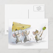 Käseherstellung (mit Oliven) Postkarte (Vorne/Hinten)