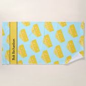 Käseklumpen - Personalisieren mit Namen / Erste Strandtuch (Vorderseite)