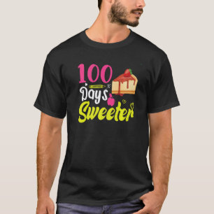 Käsekuchen 100 Tage Schulausstatung für Lehrer T-Shirt
