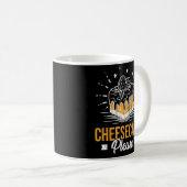 Käsekuchen Bitte Funny Cheese Eater Graphic Kaffeetasse (VorderseiteRechts)