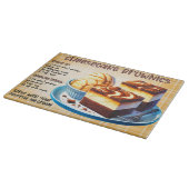 Käsekuchen Brownies Rezept Schneidebrett (Ecke)