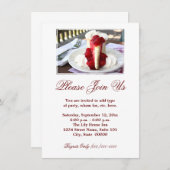 Käsekuchen-Einladungen Einladung (Vorne/Hinten)