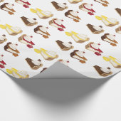 Käsekuchen Geschenkpapier (Ecke)