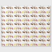 Käsekuchen Geschenkpapier (Flach)