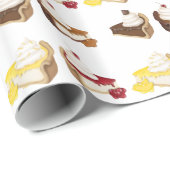 Käsekuchen Geschenkpapier (Rolleneckpunkt)