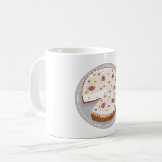 Käsekuchen Kaffeetasse (Vorderseite Links)