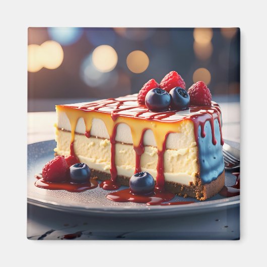 Käsekuchen mit Beeren Magnet (Vorne)
