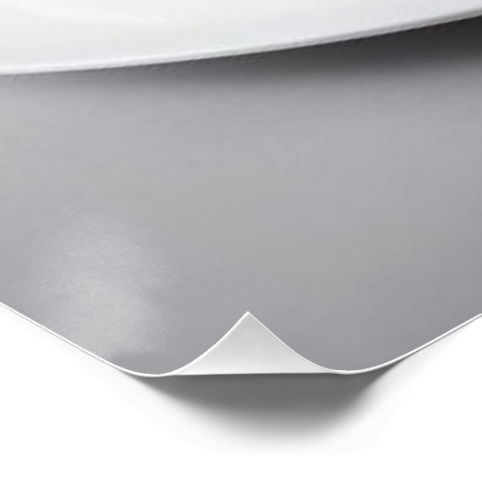 Käsekuchen mit Erdbeeren oben Poster (Ecke)