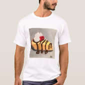 Käsekuchen mit Himbeeren T-Shirt (Vorderseite)