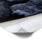 Käsekuchen mit Obst Poster (Ecke)