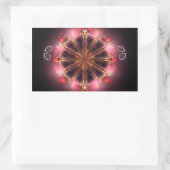 Käsekuchen Rechteckiger Aufkleber (Tasche)