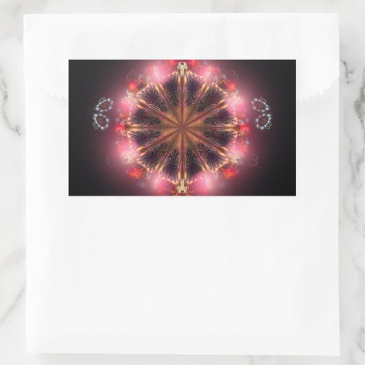 Käsekuchen Rechteckiger Aufkleber (Tasche)