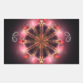 Käsekuchen Rechteckiger Aufkleber (Vorderseite)