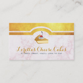 Käsekuchen-Visitenkarten Visitenkarte